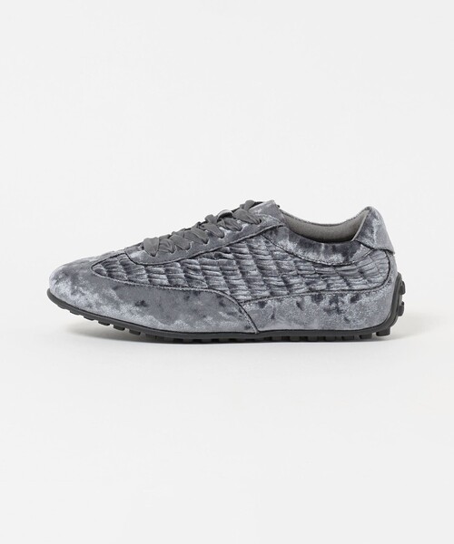 SY UNITED ARROWS(シーユナイテッドアローズ)の「<SY>ギャザーディテール スニーカー20↑(スニーカー・レディース・ライトグレー/ブラック/パープル/ダークブラウン・24.5cm/22cm/23cm/23.5cm/25cm/24cm/22.5cm)」の2枚目の写真