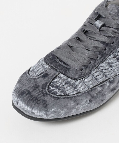 SY UNITED ARROWS(シーユナイテッドアローズ)の「<SY>ギャザーディテール スニーカー20↑(スニーカー・レディース・ライトグレー/ブラック/パープル/ダークブラウン・24.5cm/22cm/23cm/23.5cm/25cm/24cm/22.5cm)」の11枚目の写真