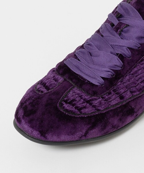 SY UNITED ARROWS(シーユナイテッドアローズ)の「<SY>ギャザーディテール スニーカー20↑(スニーカー・レディース・ライトグレー/ブラック/パープル/ダークブラウン・24.5cm/22cm/23cm/23.5cm/25cm/24cm/22.5cm)」の17枚目の写真