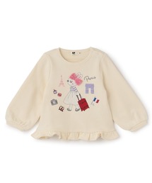 KP（ケーピー）の「パリmimiちゃんアップリケ 裏毛トレーナー（スウェット）」
