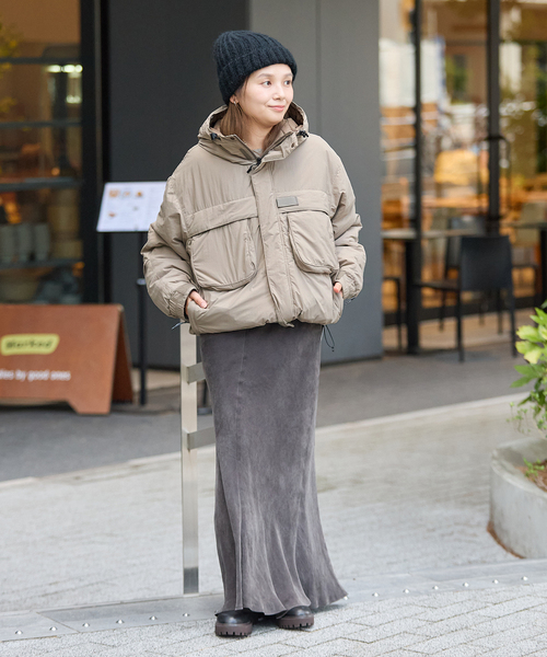 MANASTASH（マナスタッシュ）の「別注【MANASTASH/マナスタッシュ】for JS PUFF RIVER JKT（その他アウター・レディース・ベージュ/パープル/ブラック/ブルー・FREE）」の6枚目の写真