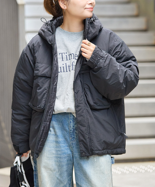 MANASTASH（マナスタッシュ）の「別注【MANASTASH/マナスタッシュ】for JS PUFF RIVER JKT（その他アウター・レディース・ベージュ/パープル/ブラック/ブルー・FREE）」の9枚目の写真