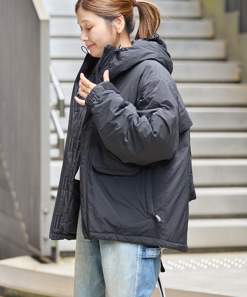 MANASTASH（マナスタッシュ）の「別注【MANASTASH/マナスタッシュ】for JS PUFF RIVER JKT（その他アウター・レディース・ベージュ/パープル/ブラック/ブルー・FREE）」の10枚目の写真