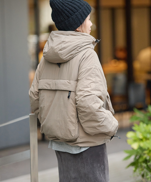 MANASTASH（マナスタッシュ）の「別注【MANASTASH/マナスタッシュ】for JS PUFF RIVER JKT（その他アウター・レディース・ベージュ/パープル/ブラック/ブルー・FREE）」の15枚目の写真