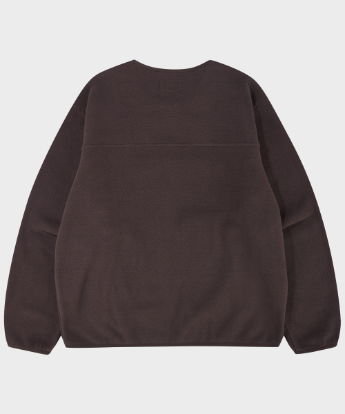 JEEP（ジープ）の「2way ピークロゴ ラウンドネック フリース D/BROWN (JR5TZU192DB)（その他アウター・レディース・その他・SMALL/MEDIUM/LARGE/X-LARGE/2XL）」の3枚目の写真