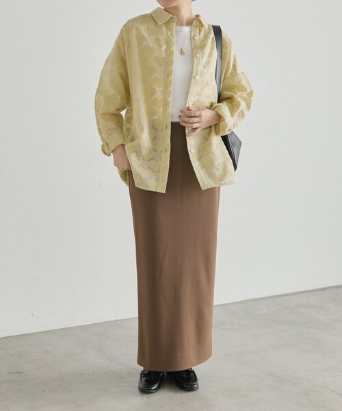 ear PAPILLONNER(イアパピヨネ)の「シアーハートシャツ【SUM1 STYLE】(シャツ/ブラウス・レディース・ホワイト/レモンイエロー・FREE)」の15枚目の写真