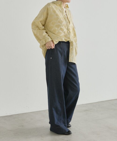 ear PAPILLONNER(イアパピヨネ)の「シアーハートシャツ【SUM1 STYLE】(シャツ/ブラウス・レディース・ホワイト/レモンイエロー・FREE)」の22枚目の写真