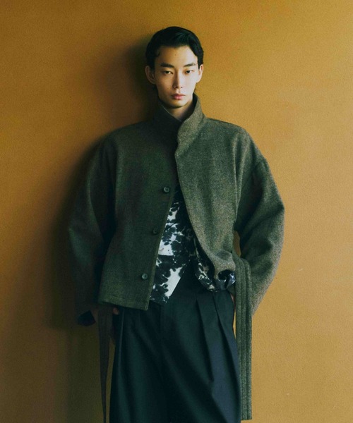 HARE(ハレ)の「【NARRIL】ORIGATA-STYLE Stand Blouson(ブルゾン・メンズ・ブラウン/ブラック・SMALL/MEDIUM)」の15枚目の写真