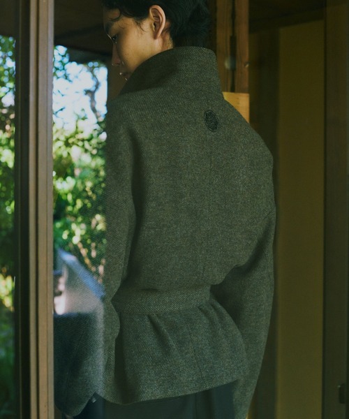 HARE(ハレ)の「【NARRIL】ORIGATA-STYLE Stand Blouson(ブルゾン・メンズ・ブラウン/ブラック・SMALL/MEDIUM)」の16枚目の写真
