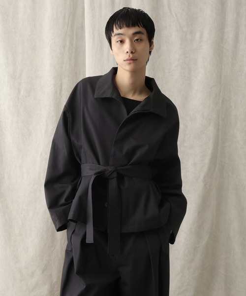 HARE(ハレ)の「【NARRIL】ORIGATA-STYLE Stand Blouson(ブルゾン・メンズ・ブラウン/ブラック・SMALL/MEDIUM)」の18枚目の写真