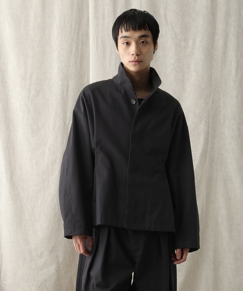 HARE(ハレ)の「【NARRIL】ORIGATA-STYLE Stand Blouson(ブルゾン・メンズ・ブラウン/ブラック・SMALL/MEDIUM)」の21枚目の写真