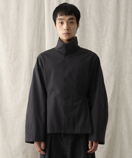 HARE(ハレ)の「【NARRIL】ORIGATA-STYLE Stand Blouson(ブルゾン・メンズ・ブラウン/ブラック・SMALL/MEDIUM)」の4枚目の写真