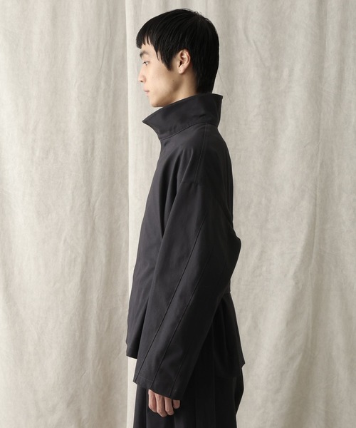 HARE(ハレ)の「【NARRIL】ORIGATA-STYLE Stand Blouson(ブルゾン・メンズ・ブラウン/ブラック・SMALL/MEDIUM)」の5枚目の写真