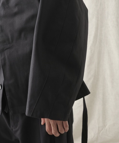 HARE(ハレ)の「【NARRIL】ORIGATA-STYLE Stand Blouson(ブルゾン・メンズ・ブラウン/ブラック・SMALL/MEDIUM)」の9枚目の写真