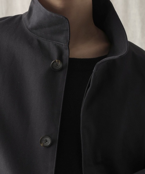 HARE(ハレ)の「【NARRIL】ORIGATA-STYLE Stand Blouson(ブルゾン・メンズ・ブラウン/ブラック・SMALL/MEDIUM)」の12枚目の写真