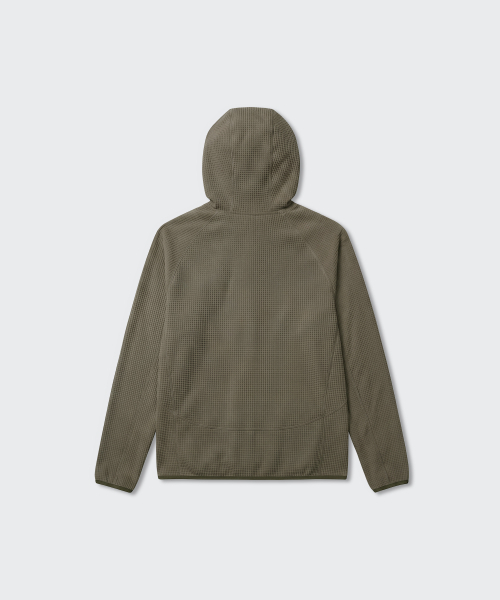 MUSINSA STANDARD（ムシンサスタンダード）の「[シティレジャー] グリッドポーラフリースバラクラバフーデッドジップアップ [マッドベージュ]（その他アウター・メンズ・その他・SMALL/MEDIUM/LARGE/X-LARGE/2XL）」の5枚目の写真