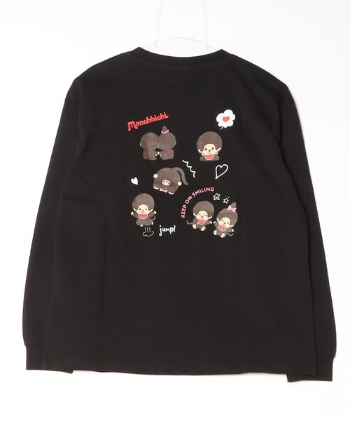 SlashDate(スラッシュデイト)の「【98】【Monchhichi/モンチッチ】キャラクタープリントアソートロンT /グラフィックT/フォトプリント/キャラクター/アニマル/ベビチッチ長袖/レディース(Tシャツ/カットソー・レディース・ホワイト/ブラック/ホワイト系/ホワイト系2/ホワイト系3/ブラック系/ブラック系2/ブラック系3・FREE)」の18枚目の写真