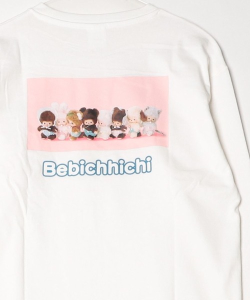 SlashDate(スラッシュデイト)の「【98】【Monchhichi/モンチッチ】キャラクタープリントアソートロンT /グラフィックT/フォトプリント/キャラクター/アニマル/ベビチッチ長袖/レディース(Tシャツ/カットソー・レディース・ホワイト/ブラック/ホワイト系/ホワイト系2/ホワイト系3/ブラック系/ブラック系2/ブラック系3・FREE)」の2枚目の写真