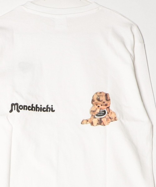 SlashDate(スラッシュデイト)の「【98】【Monchhichi/モンチッチ】キャラクタープリントアソートロンT /グラフィックT/フォトプリント/キャラクター/アニマル/ベビチッチ長袖/レディース(Tシャツ/カットソー・レディース・ホワイト/ブラック/ホワイト系/ホワイト系2/ホワイト系3/ブラック系/ブラック系2/ブラック系3・FREE)」の3枚目の写真