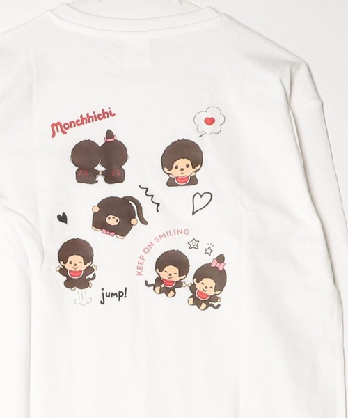 SlashDate(スラッシュデイト)の「【98】【Monchhichi/モンチッチ】キャラクタープリントアソートロンT /グラフィックT/フォトプリント/キャラクター/アニマル/ベビチッチ長袖/レディース(Tシャツ/カットソー・レディース・ホワイト/ブラック/ホワイト系/ホワイト系2/ホワイト系3/ブラック系/ブラック系2/ブラック系3・FREE)」の4枚目の写真