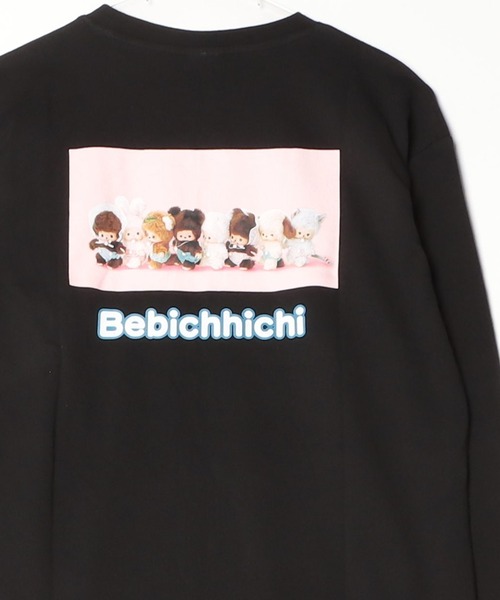 SlashDate(スラッシュデイト)の「【98】【Monchhichi/モンチッチ】キャラクタープリントアソートロンT /グラフィックT/フォトプリント/キャラクター/アニマル/ベビチッチ長袖/レディース(Tシャツ/カットソー・レディース・ホワイト/ブラック/ホワイト系/ホワイト系2/ホワイト系3/ブラック系/ブラック系2/ブラック系3・FREE)」の6枚目の写真