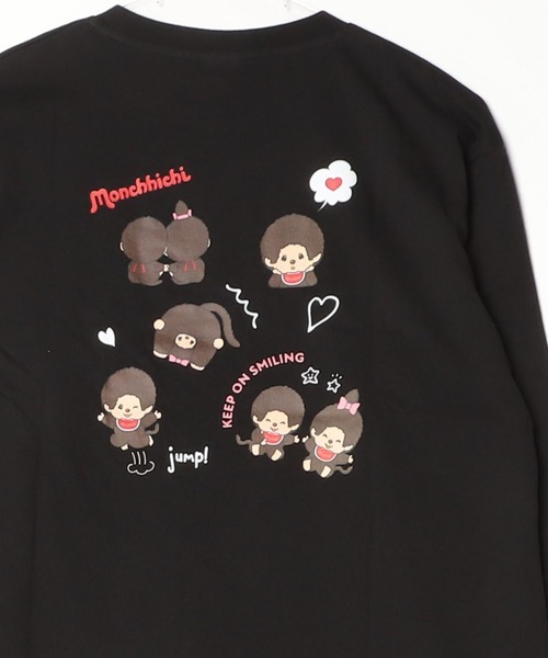 SlashDate(スラッシュデイト)の「【98】【Monchhichi/モンチッチ】キャラクタープリントアソートロンT /グラフィックT/フォトプリント/キャラクター/アニマル/ベビチッチ長袖/レディース(Tシャツ/カットソー・レディース・ホワイト/ブラック/ホワイト系/ホワイト系2/ホワイト系3/ブラック系/ブラック系2/ブラック系3・FREE)」の8枚目の写真