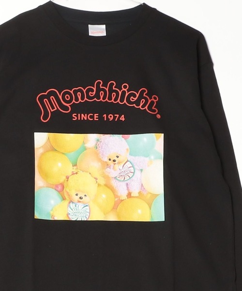 SlashDate(スラッシュデイト)の「【98】【Monchhichi/モンチッチ】キャラクタープリントアソートロンT /グラフィックT/フォトプリント/キャラクター/アニマル/ベビチッチ長袖/レディース(Tシャツ/カットソー・レディース・ホワイト/ブラック/ホワイト系/ホワイト系2/ホワイト系3/ブラック系/ブラック系2/ブラック系3・FREE)」の5枚目の写真