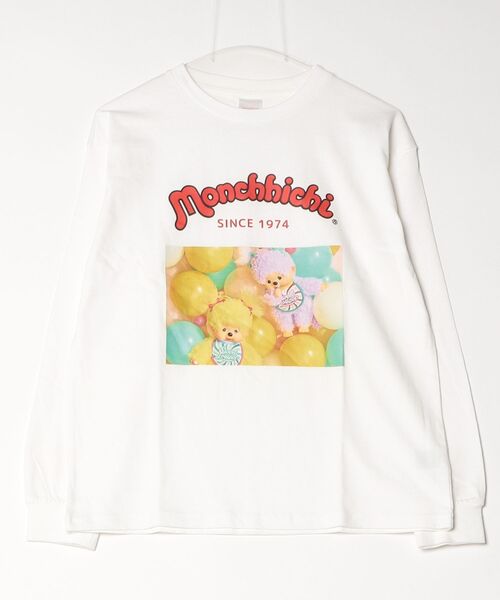 SlashDate(スラッシュデイト)の「【98】【Monchhichi/モンチッチ】キャラクタープリントアソートロンT /グラフィックT/フォトプリント/キャラクター/アニマル/ベビチッチ長袖/レディース(Tシャツ/カットソー・レディース・ホワイト/ブラック/ホワイト系/ホワイト系2/ホワイト系3/ブラック系/ブラック系2/ブラック系3・FREE)」の9枚目の写真