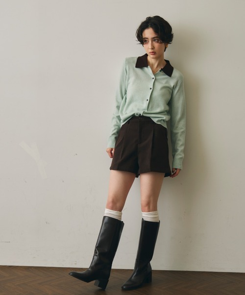Trish(トリッシュ)の「細コールショートパンツ(その他パンツ・レディース・キャメル/ブラウン/アイボリー・MEDIUM/SMALL)」の18枚目の写真