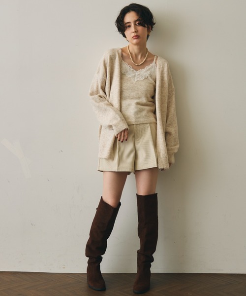 Trish(トリッシュ)の「細コールショートパンツ(その他パンツ・レディース・キャメル/ブラウン/アイボリー・MEDIUM/SMALL)」の16枚目の写真