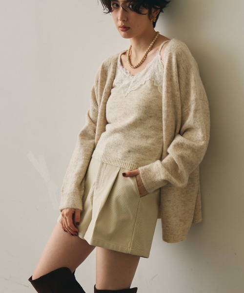 Trish(トリッシュ)の「細コールショートパンツ(その他パンツ・レディース・キャメル/ブラウン/アイボリー・MEDIUM/SMALL)」の17枚目の写真