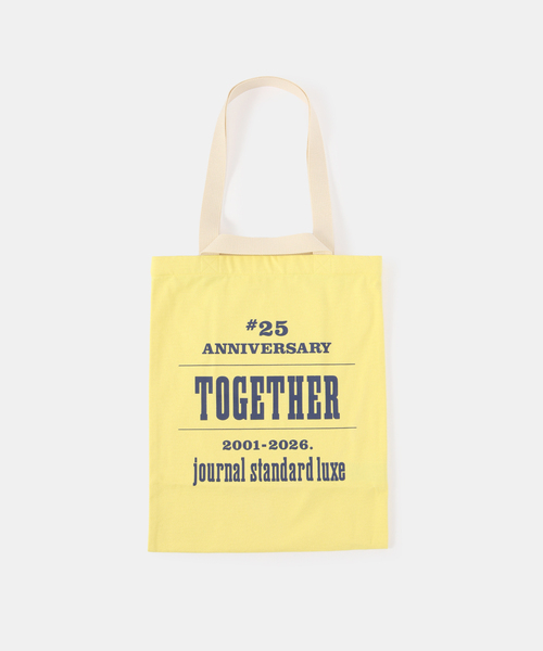 JOURNAL STANDARD LUXE(ジャーナルスタンダード ラックス)の「25THトート スモール(トートバッグ・レディース・ピンク/レッド/スカイブルー/バーガンディー/ホワイト×ホワイト/マスタード/ブラック/ホワイト/イエロー/ライトグリーン・FREE)」の6枚目の写真