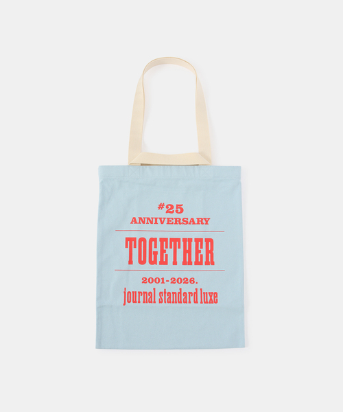 JOURNAL STANDARD LUXE(ジャーナルスタンダード ラックス)の「25THトート スモール(トートバッグ・レディース・ピンク/レッド/スカイブルー/バーガンディー/ホワイト×ホワイト/マスタード/ブラック/ホワイト/イエロー/ライトグリーン・FREE)」の1枚目の写真