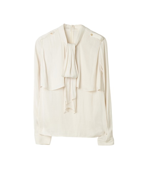 Her lip to(ハーリップトゥー)の「Tiered Frill Bow Blouse(Tシャツ/カットソー・レディース・ライトグレー/ホワイト系・S/M)」の10枚目の写真