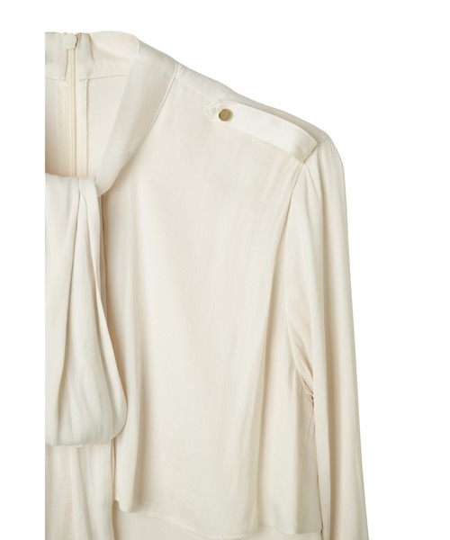 Her lip to(ハーリップトゥー)の「Tiered Frill Bow Blouse(Tシャツ/カットソー・レディース・ライトグレー/ホワイト系・S/M)」の11枚目の写真