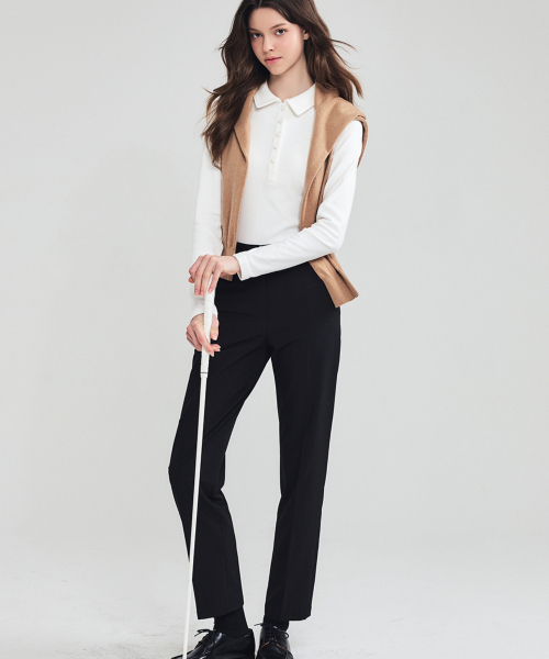 LORDLOAR(ロードロアル)の「エラスティックバンディングストレートスラックス BLACK(スラックス・レディース・その他・SMALL/MEDIUM/LARGE)」の3枚目の写真