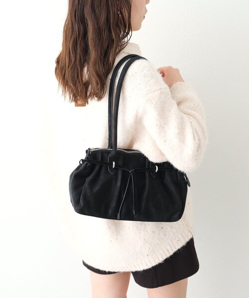 mystic（ミスティック）の「ドロストリボンBAG（トートバッグ・レディース・ブラウン/ブラック・ONE SIZE）」の4枚目の写真