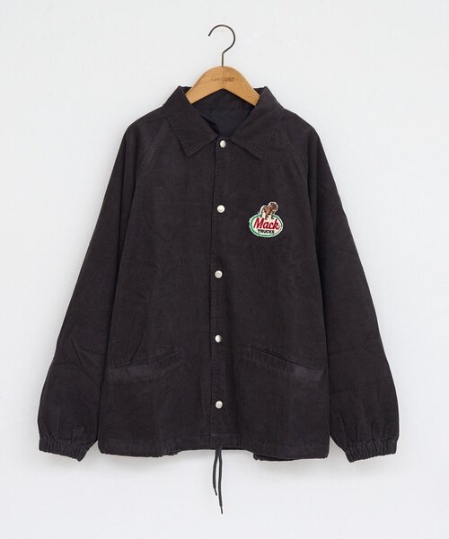 CIAOPANIC(チャオパニック)の「【MACK TRUCKS/マック トラックス】【別注】CORDUROY COACHERS JACKET(ブルゾン・メンズ・ブラウン/チャコールグレー・FREE)」の1枚目の写真