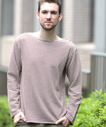 Denime | URAKE BORDER TEE/裏毛ボーダーT(Tシャツ/カットソー)