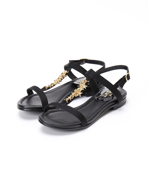 LE TALON（ルタロン）の「モチーフサンダル◆（サンダル・レディース・ブラック/ブラウン/シルバー・35/36/37/38）」の4枚目の写真