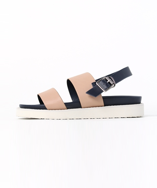 MOUSSY（マウジー）の「2BELT SANDALS（サンダル・レディース・ブラック/シルバー/ベージュ/ホワイト・MEDIUM/LARGE/SMALL）」の12枚目の写真