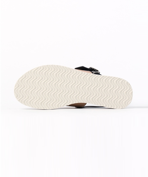 MOUSSY（マウジー）の「2BELT SANDALS（サンダル・レディース・ブラック/シルバー/ベージュ/ホワイト・MEDIUM/LARGE/SMALL）」の6枚目の写真