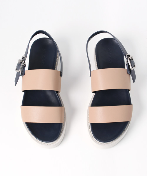 MOUSSY（マウジー）の「2BELT SANDALS（サンダル・レディース・ブラック/シルバー/ベージュ/ホワイト・MEDIUM/LARGE/SMALL）」の8枚目の写真