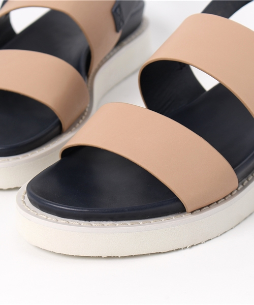 MOUSSY（マウジー）の「2BELT SANDALS（サンダル・レディース・ブラック/シルバー/ベージュ/ホワイト・MEDIUM/LARGE/SMALL）」の9枚目の写真