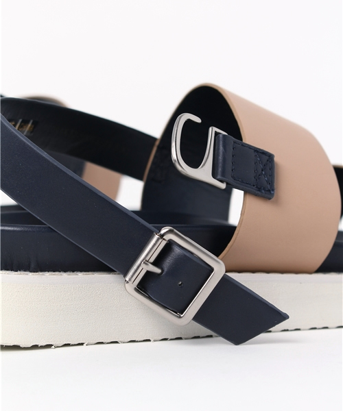 MOUSSY（マウジー）の「2BELT SANDALS（サンダル・レディース・ブラック/シルバー/ベージュ/ホワイト・MEDIUM/LARGE/SMALL）」の5枚目の写真