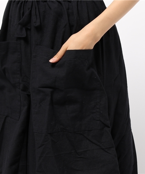 チャイハネ(チャイハネ)の「【チャイハネ】yul 無地シンプル変形スカート(スカート・レディース・ブラック/カーキ/ブルー/ナチュラル・FREE)」の20枚目の写真