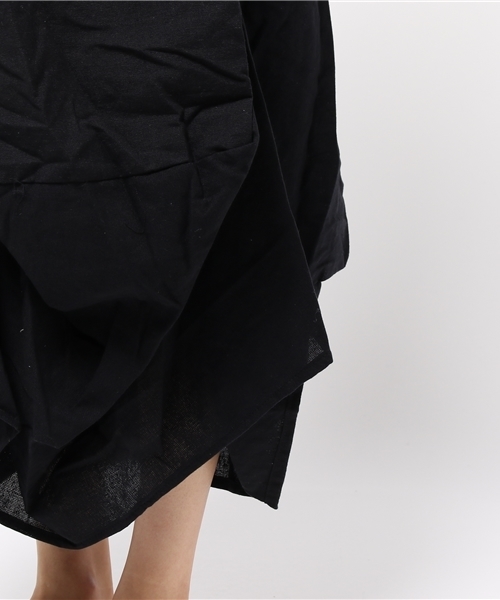 チャイハネ(チャイハネ)の「【チャイハネ】yul 無地シンプル変形スカート(スカート・レディース・ブラック/カーキ/ブルー/ナチュラル・FREE)」の21枚目の写真