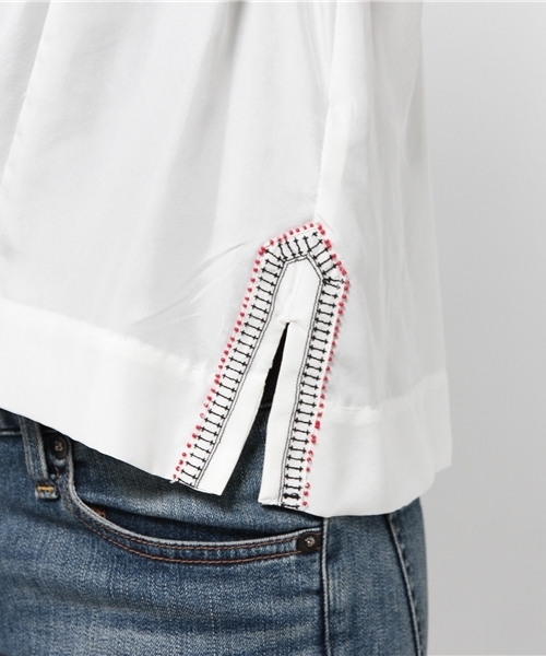 IsabelMarantイザベルマラン　刺繍　半袖ブラウス Isabel Marant - イザベルマラン ISABEL MARANT ETOILE 刺繍