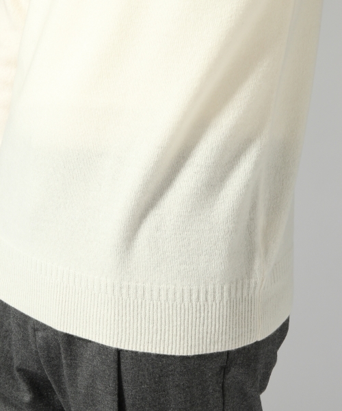 HARE（ハレ）の「【洗えるニット】カシミヤタートルネックニット(HARE)（ニット/セーター・メンズ・ブラック/オフホワイト/グレー・MEDIUM/SMALL）」の15枚目の写真