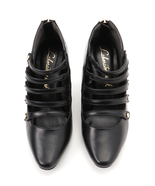 laboratory work（ラボラトリーワーク）の「ファイブストラップパンプス（パンプス・レディース・ベージュ系その他/レッド/ブラック・MEDIUM/LARGE）」の7枚目の写真